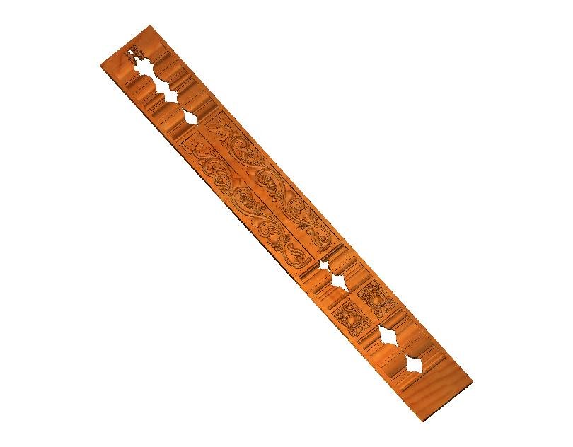 Piller - PILLER-13 Ornamental Architectural Column 3D Relief Model